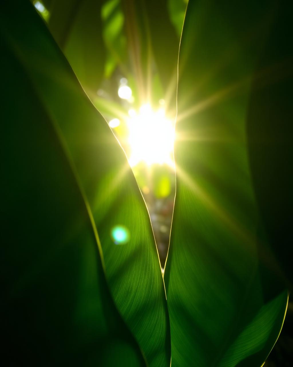 Folhas de planta medicinal brasileira